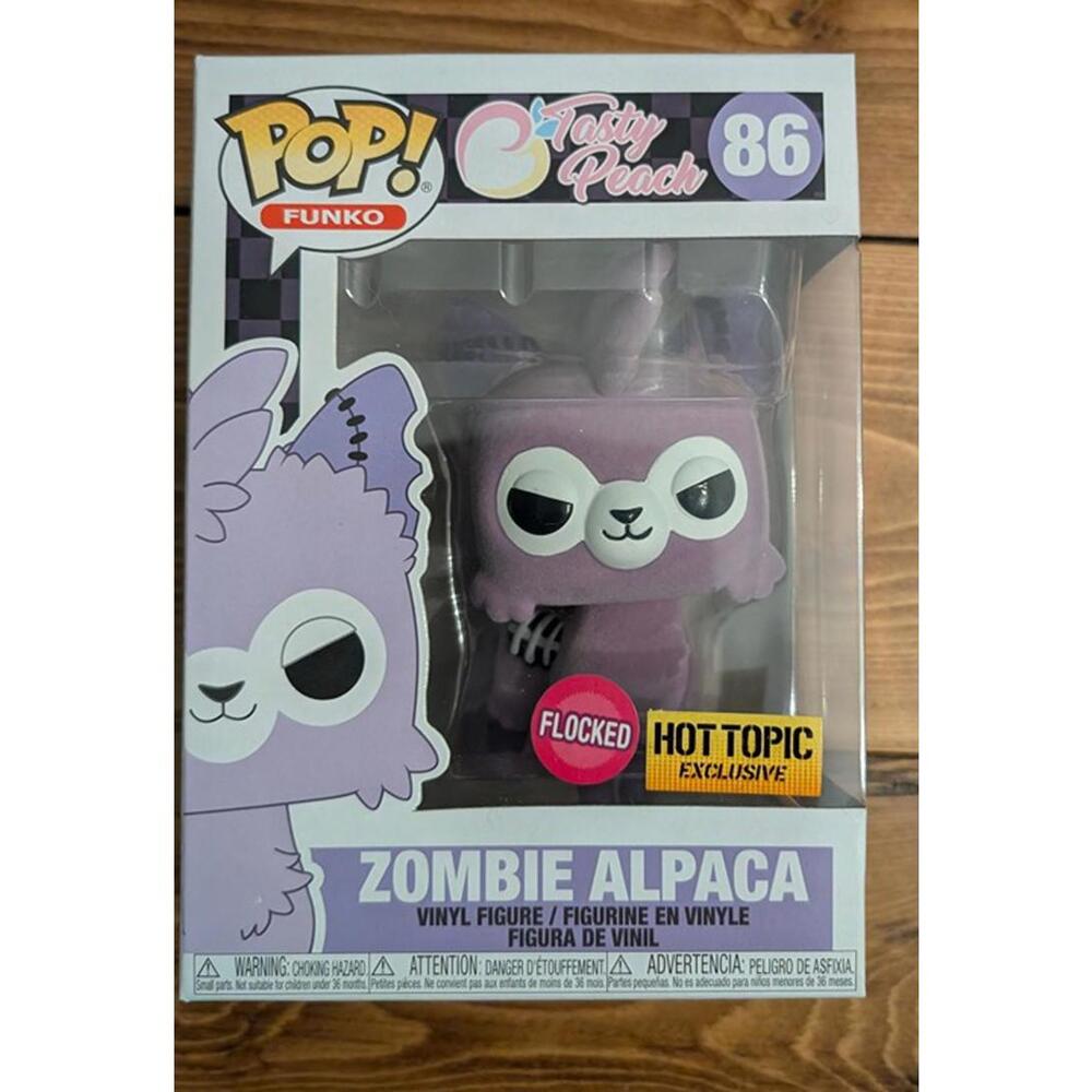 Flocked Zombie Alpaca Hot Topic Exclusive Funko Pop # 86